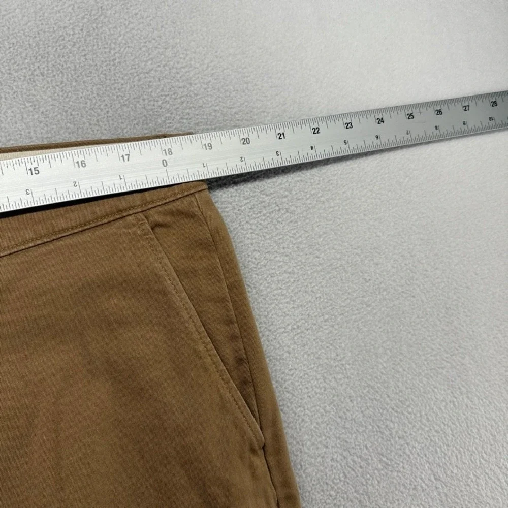 J.Crew 484 Slim Fit Stretch Chino Pants Mens 36x32 Brown Khaki Casual Trousers